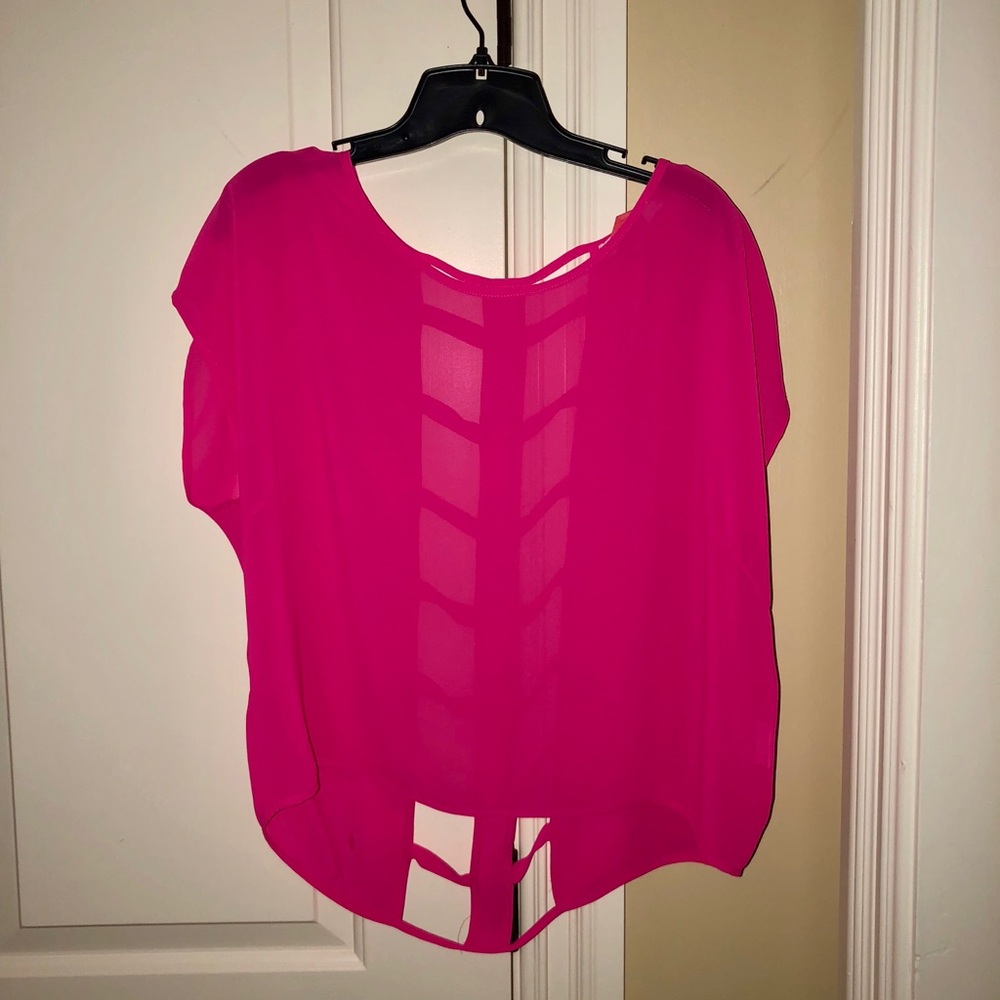 Sheer Pink Top